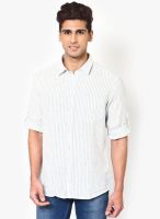 John Players White Casual Shirt