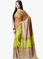 Lookslady Green Printed Saree