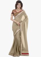 Lookslady Grey Embroidered Saree