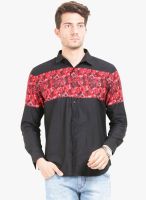 Orange Valley Multicoloured Printed Slim Fit Casual Shirt