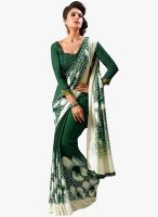 Roop Kashish Green Printed Saree
