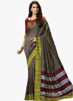 Roop Kashish Grey Printed Saree