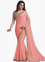 Roop Kashish Pink Printed Saree