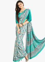 Roop Kashish White Printed Saree