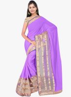 Shonaya Purple Solid Saree