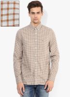 Tommy Hilfiger Brown Colored Regular Fit Casual Shirt