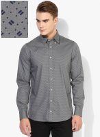Tommy Hilfiger Grey Regular Fit Casual Shirt