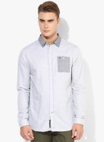 Tommy Hilfiger Grey Slim Fit Casual Shirt