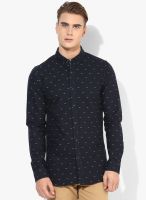 Tommy Hilfiger Navy Blue Colored Slim Fit Casual Shirt