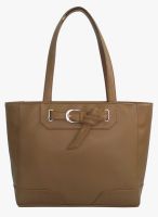 Toteteca Bag Works Beige Leather Handbag