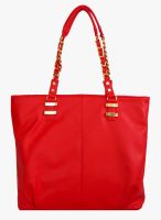 Toteteca Bag Works Red Polyurethane (Pu) Handbag