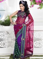 Triveni Sarees Multicoloured Embroidered Saree