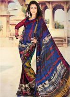 Triveni Sarees Multicoloured Color Printed Saree