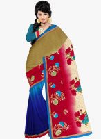 Triveni Sarees Multicoloured Embellished Saree