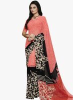 Triveni Sarees Pink Printed Saree