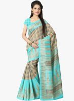 Vaamsi Beige Printed Saree