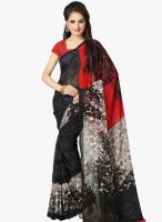 Vaamsi Black Printed Saree