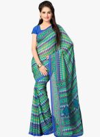 Vaamsi Green Printed Saree