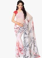 Vaamsi Pink Printed Saree