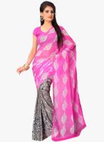 Vaamsi Pink Printed Saree