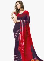 Vaamsi Red Printed Saree