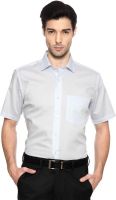 Van Heusen Men's Striped Formal Light Blue Shirt