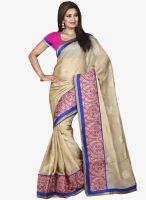 Vishal Beige Printed Saree