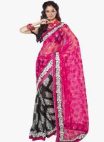 Vishal Pink Embroidered Saree