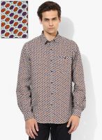 Wills Lifestyle Multicolored Slim Fit Casual Shirt