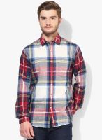 Wills Lifestyle Multicoloured Slim Fit Casual Shirt