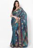 Avishi_Green_Solid_Silk_Blend_Saree.jpg