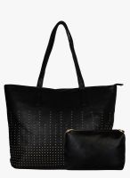 20dresses Black Polyurethane (Pu) Handbag