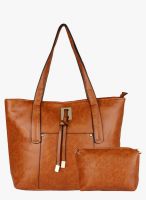 20dresses Brown Polyurethane (Pu) Handbag