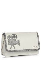 3 Mad Chicks White Sling Bag