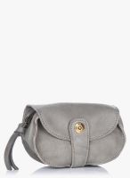 Airovit Silver Leather Sling Bag