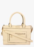 Alvaro Castagnino Beige Polyurethane (Pu) Handbag