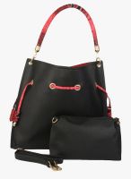 Alvaro Castagnino Black Polyurethane (Pu) Handbag