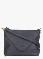 Alvaro Castagnino Blue Polyurethane (Pu) Sling Bag