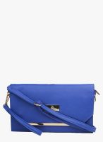 Alvaro Castagnino Blue Polyurethane (Pu) Sling Bag