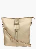 Alvaro Castagnino Golden Polyurethane (Pu) Handbag