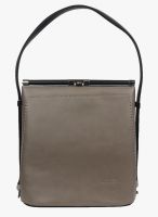 Alvaro Castagnino Grey Polyurethane (Pu) Sling Bag