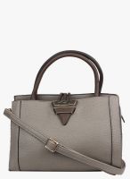 Alvaro Castagnino Grey Polyurethane (Pu) Handbag