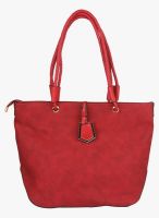 Alvaro Castagnino Maroon Polyurethane (Pu) Handbag