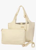 Alvaro Castagnino Off White Polyurethane (Pu) Handbag