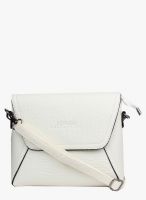 Alvaro Castagnino White Polyurethane (Pu) Sling Bag