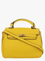 Alvaro Castagnino Yellow Polyurethane (Pu) Handbag