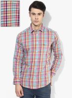 Arrow Sports Multicoloured Checked Slim Fit Casual Shirt