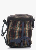 Baggit Pinto Checksy Green Sling Bag