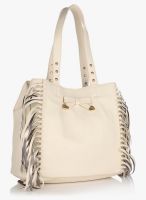 Betsey Johnson Cream Handbag