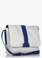 Caprese Adora White/Blue Sling Bag